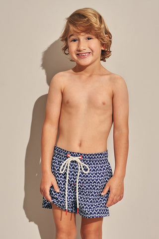 Pantaloneta azul para niño — Îlot