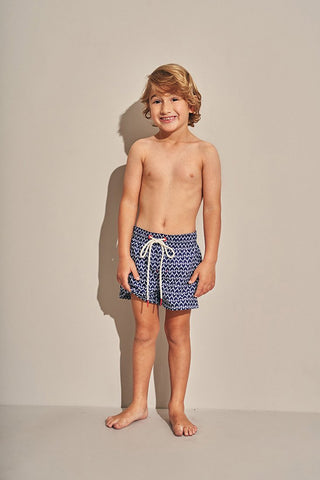 Pantaloneta azul para niño — Îlot
